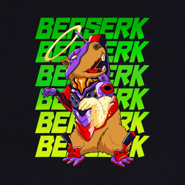 Berserk Capybara by DrawingsFromHell